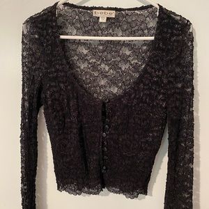 Bebe lace top